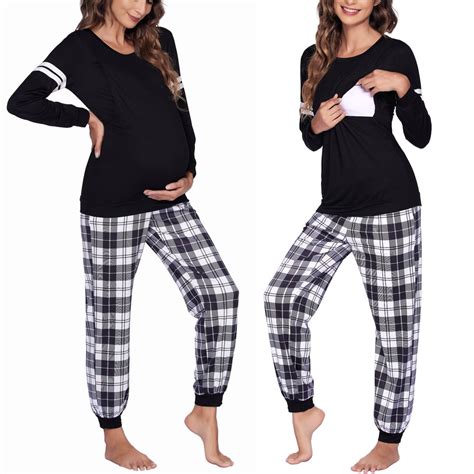 Avidlove Maternity Nursing Pajama Set For Breastfeeding Loungewear Sets