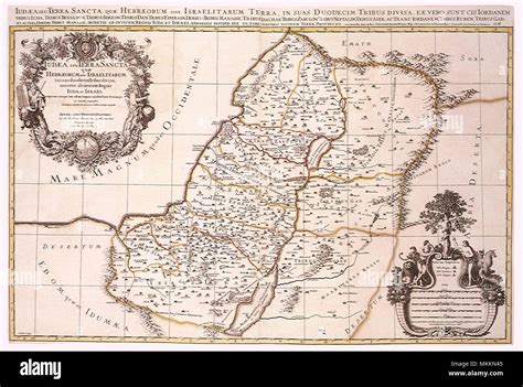 Mapa De Las Doce Tribus De Israel