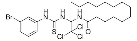 TETRADECANOIC ACID 1 3 3 BR PHENYL THIOUREIDO 2 2 2 TRICHLORO