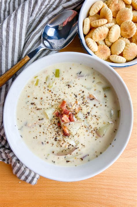 Creamy New England Clam Chowder Recipe Life S Ambrosia