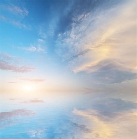 Premium Photo Beautiful Seascape Reflection