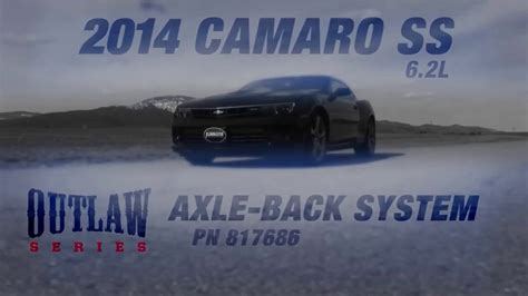 2014 2015 Camaro Ss Flowmaster 25 Outlaw Axle Back 817686 Youtube