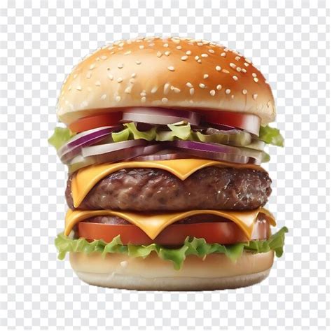 Premium Psd Delicious Hamburger Tasty Cheeseburger Splash Sauce