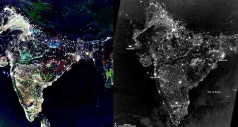 Photos of India From Space on Diwali Night: Check Facts Now!