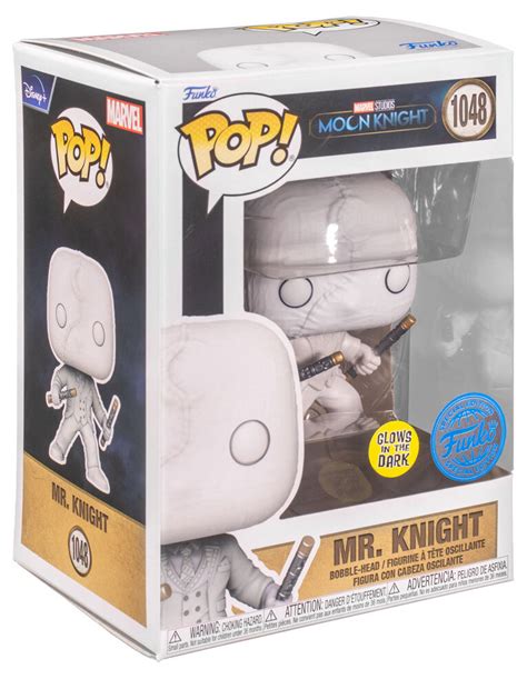 Funko POP! Marvel Moon Knight #1048 Mr Knight (Glow-In-The-Dark) - New ...