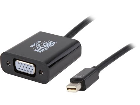 Tripp Lite Mini Displayport To Vga Adapter Active 1080p Black Mdp To