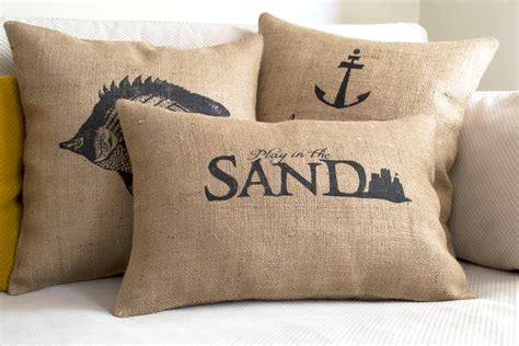 Beach Pillow Beach Decor Beach Pillows Nautical Pillow