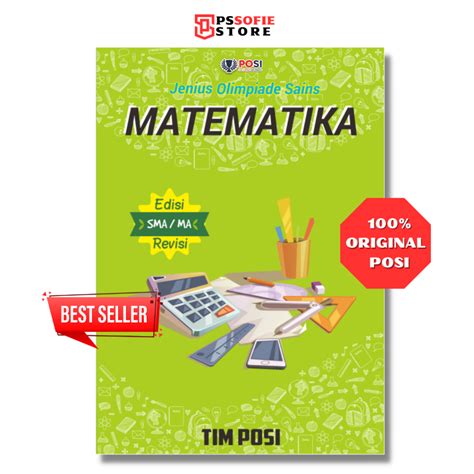 Jual Buku Olimpiade Matematika SMA MA POSI Jenius Olimpiade Sains