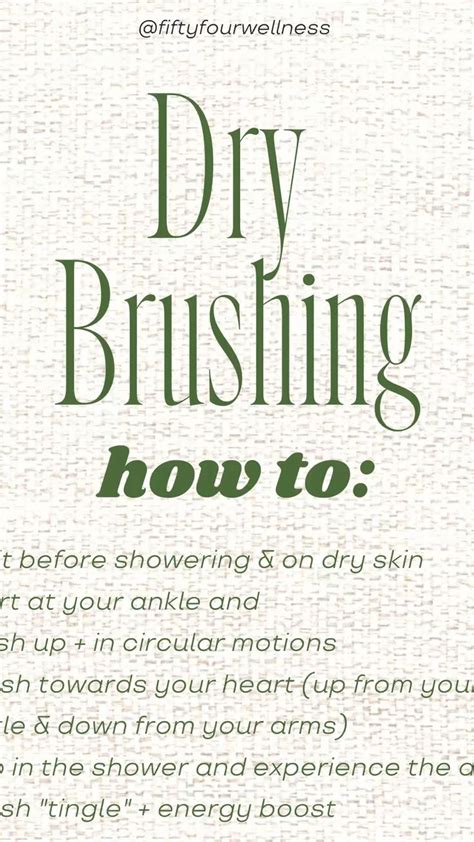 Dry Brushing A Guide To Benefits And How Tos Follow