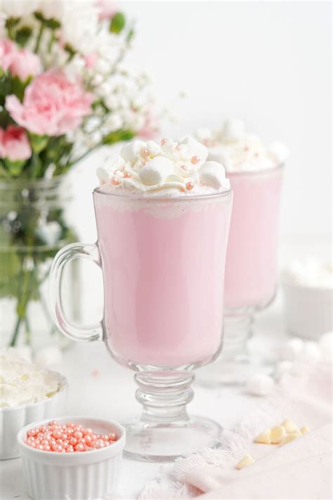 Perfect Pink Pink Hot Chocolate Fresh Coast Eats