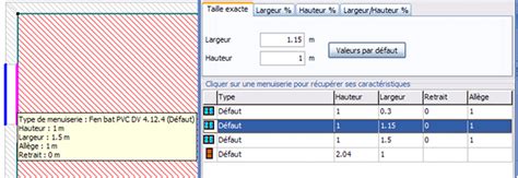 Portes Et Fen Tres Onglet Plan Et Feuille Plan Du Modeleur