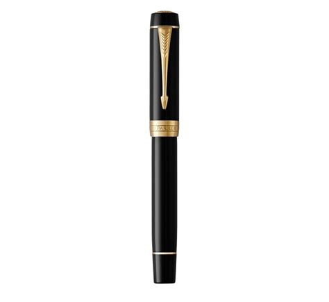 Parker Duofold Classic Black Gt Rollerball Pen