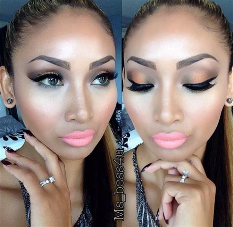 Love This Peachy Nude Makeup Love It Makeup Geek Nude Makeup Hair Makeup