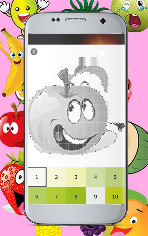 Coloring Fruits By Number Pixel Art Sandbox 2018 Apk For Android Download