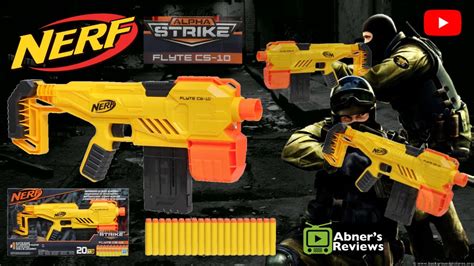 NERF Alpha Strike Flyte CS 10 YouTube