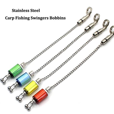 Carp Fishing Alarm Swinger Drop Off Indicator Stainless Steel Chain For