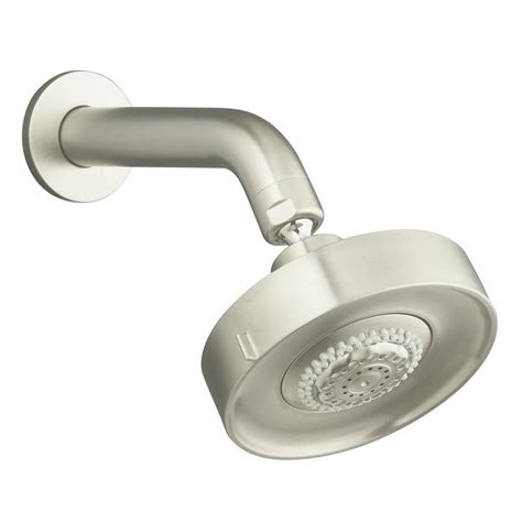 Kohler Stillness Multi Function Showerhead In Vibrant Brushed Nickel The Home Depot Canada