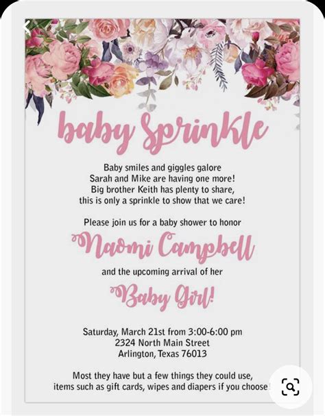 Pin By Trish Walker On Baby Sprinkle Sprinkle Baby Shower Invitations