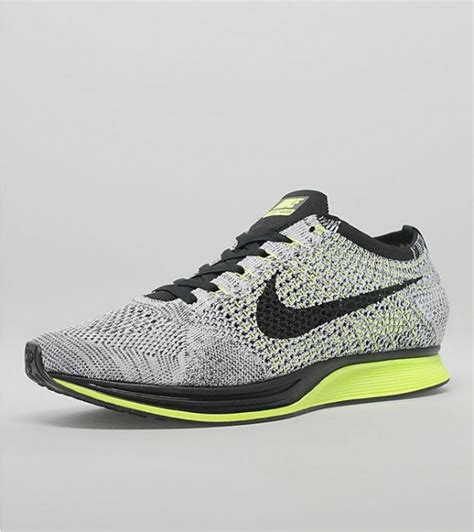 Nike Flyknit Racer Black White Volt Weartesters