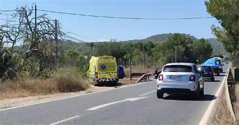 Al Menos Un Motorista Resulta Herido En Un Accidente De Tráfico En La Carretera Sant Josep