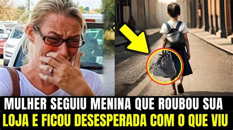 Ela SEGUIU a CRIANÇA que ROUBOU comida de sua loja mais ENTROU em