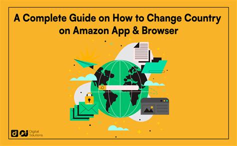 change country  amazon app browser
