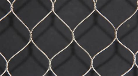 AISI 304 Woven Stainless Steel Wire Mesh Netting Flexible Wire Rope Mesh