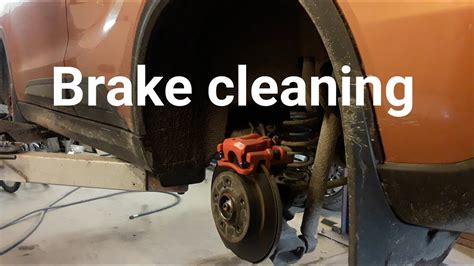 Brake Cleaning On Suzuki Vitara YouTube