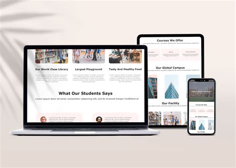 Eduford University Web Layout Design On Behance