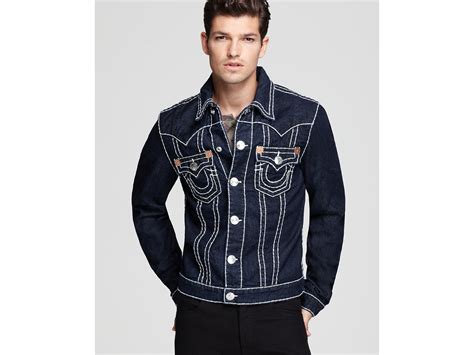 Lyst True Religion Denim Jacket In Body Rinse In Blue For Men