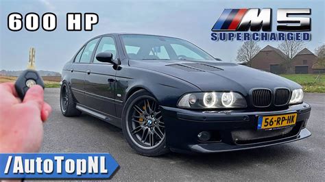 600hp Bmw M5 E39 Supercharged Review On Autobahn No Speed Limit By Autotopnl Youtube