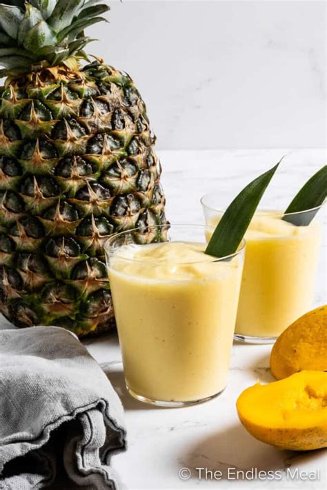 Mango Pineapple Smoothie The Endless Meal®