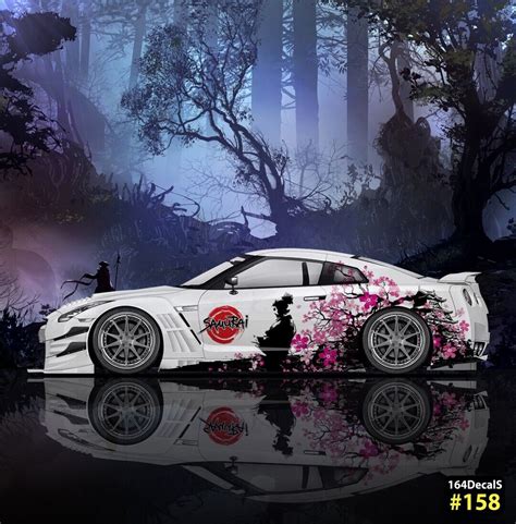 Samurai Car Wrap Waterslide Decals Scale Custom Compatible Hw