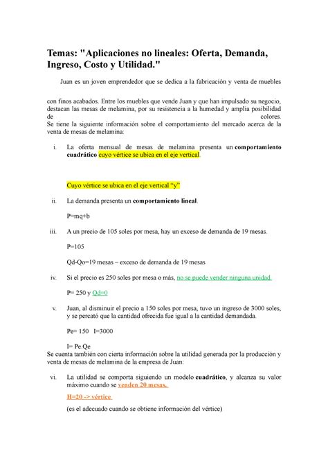 TA 3 Ta3 Temas Aplicaciones No Lineales Oferta Demanda Ingreso