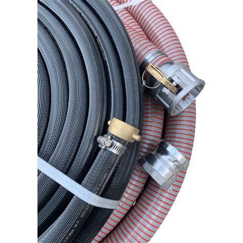 Rx Rubber 19mm Fire Reel Hose With Brass Fittings And Fire Nozzle Hose