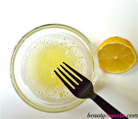 egg white lemon face mask 2 - beautymunsta - free natural beauty hacks ...