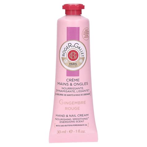 Roger Gallet Cr Me Mains Ongles Gingembre Rouge Ml Pharmacie De