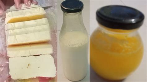 How To Make Butter Ghee Recipe Butter Milk Step By Step Procedure To