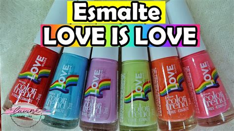 Esmalte Love Is Love Color Trend Avon Laiane Lira Youtube