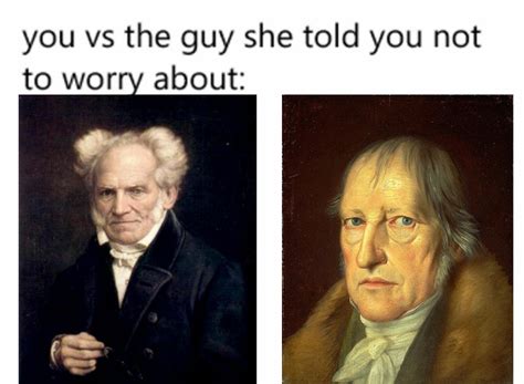 Schopenhauer Vs Hegel Rphilosophymemes