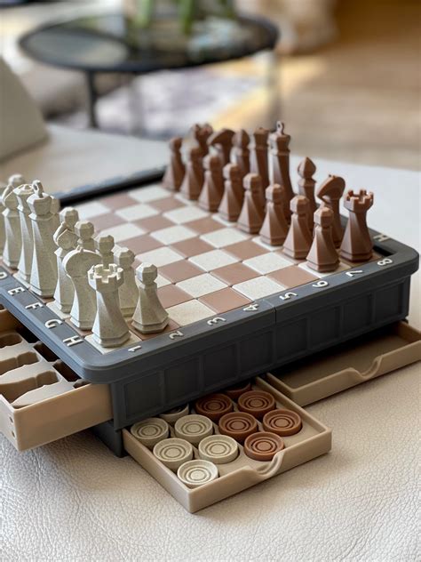 Checkers Add-On for the Magnetic Chessboard by vmLOGIC | Download free