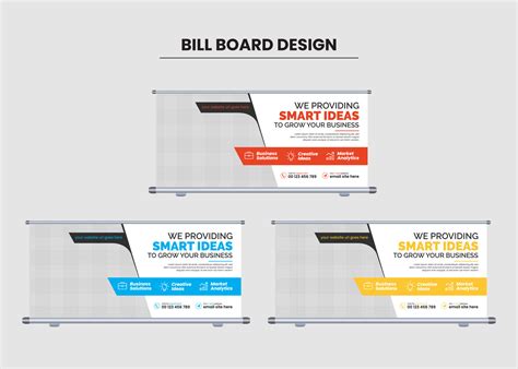 Corporate Business Bill Board Design 21817630 Vector Art at Vecteezy