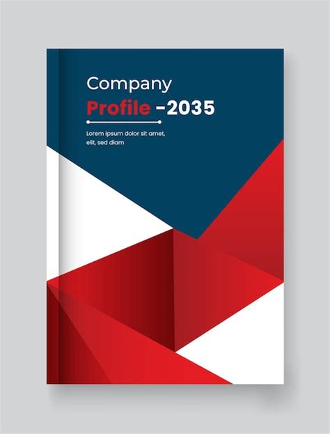 Diseño de portada de libro o portada de folleto comercial de informe