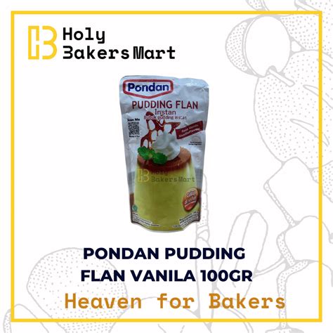 Jual PONDAN PUDDING FLAN VANILLA 100GR VANILLA PUDDING FLAN