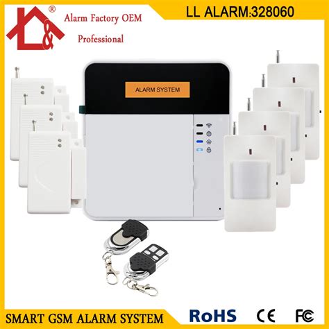 Wireless GSM Burglar Alarm System Home Security Systems-in Alarm System ...