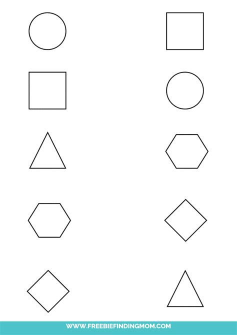 Printable Preschool Shapes Worksheets - Freebie Finding Mom