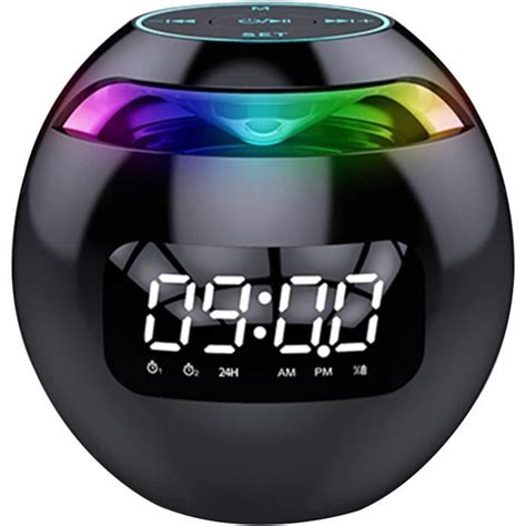 Radio R Veil Horloge De Nuit Horloge De Chevet Radio Portable Avec Haut