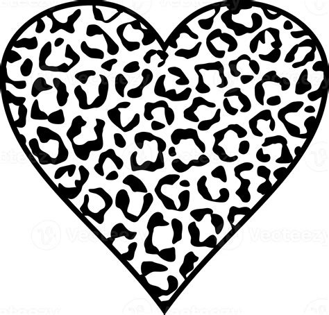 Leopard Heart Skin Background 12638099 Png