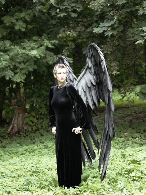 Large Black Crowley Wings Good Omens Cosplay Costume Photo Inspire