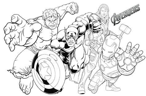 Desenhos De Vingadores Avengers Para Colorir Pintar E Imprimir